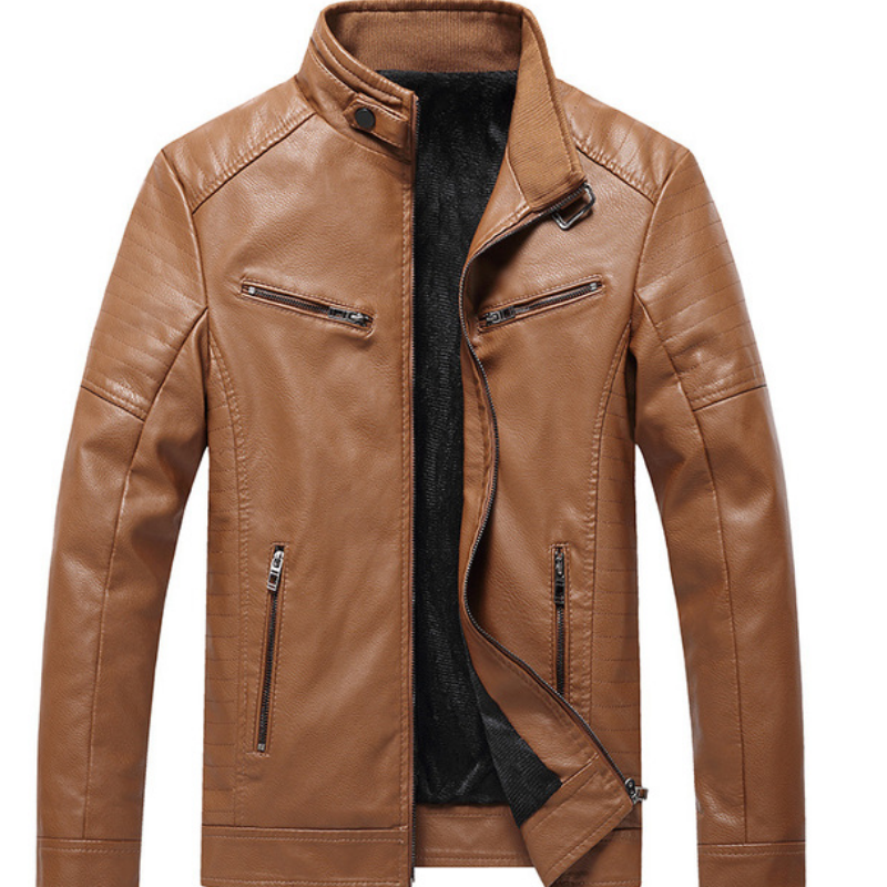 Autumn Winter jackets Men's Slim Fit Clothing leather Overcoat PU Jacket Outwear New Korean Fashion Men Leather Outwear MY528