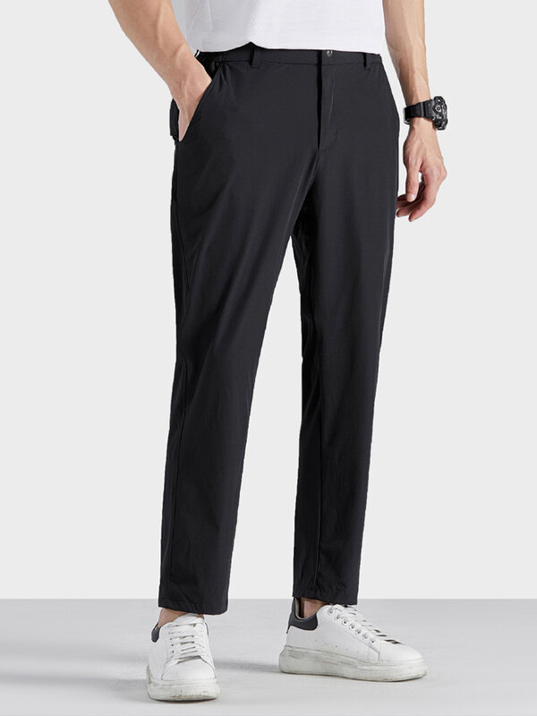 2023 New Summer Casual Pants uomo Sportswear traspirante Quick Dry Nylon allentato pantaloni da Golf dritti Plus Size pantaloni da pista 8XL