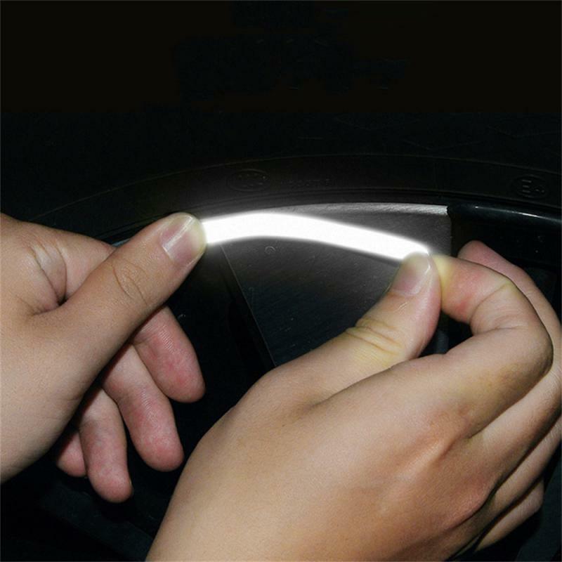 NEW 20pcs Car Hub Reflective Sticker Car Accessories Decorative Strips General For Use Of Bicycle Automobile And Motorcycle Tyre