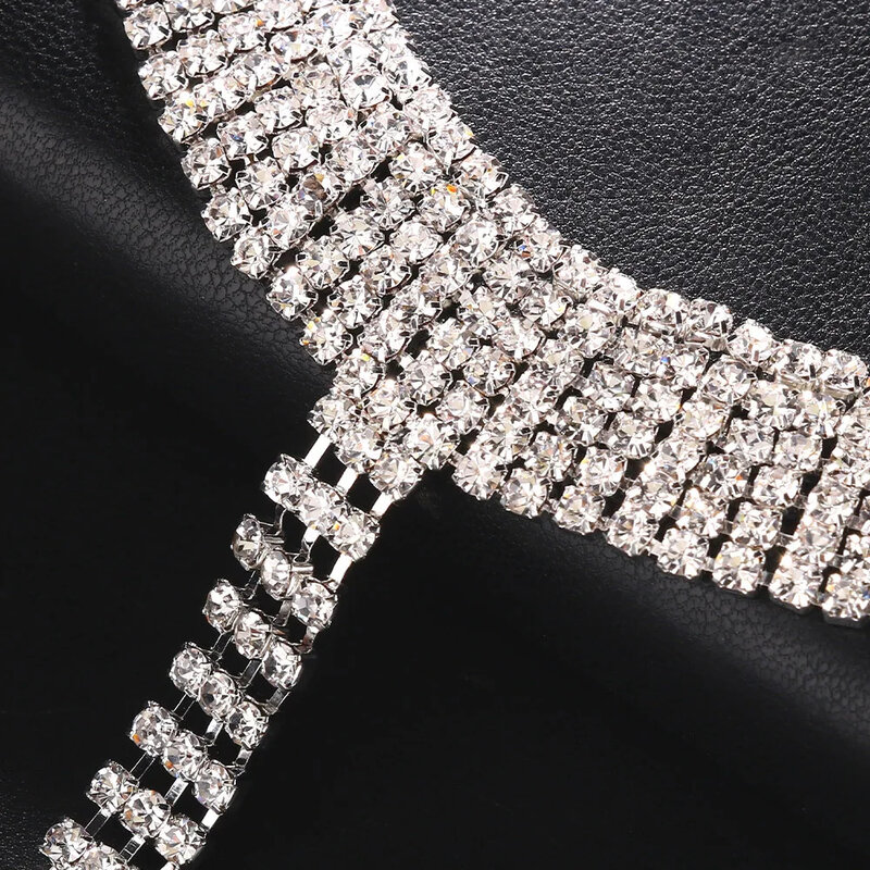 سلسلة جسم متعددة الطبقات للرجال ، أزياء الماس المائي للخصر ، الأكثر مبيعًا