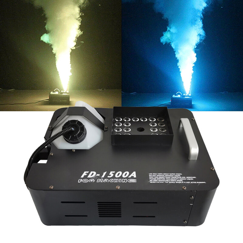 Led Fog Machine 1500W Vertical Smoke Machine 24×9W RGB Stage Professional Fogger Effect 110V 220V Optional