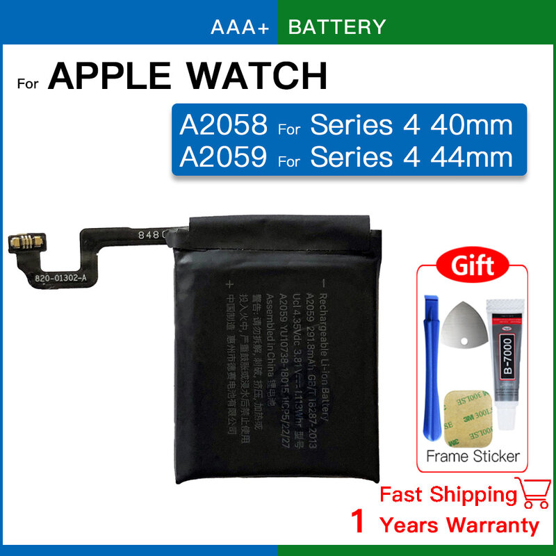 Batería Original para Apple Watch Series SE 1 2 3 4 5 6 7 8 IWatch S1 S2 S3 GPS LTE S4 S5 S6 S7 S8 38/40/41/42/44/45, nueva