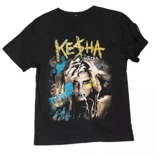 Kesha 2011มนุษย์กินคนได้รับผู้ชายแขนสั้นทัวร์ S-3XL เสื้อ1N2731