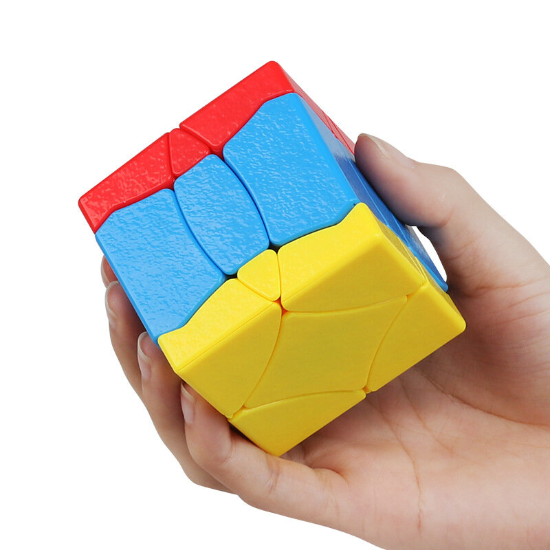 Bainiaochaofeng-子供用木製パズル,3x3x5.7,鳥の形,色付き立方体,3x3,3スピード,教育玩具