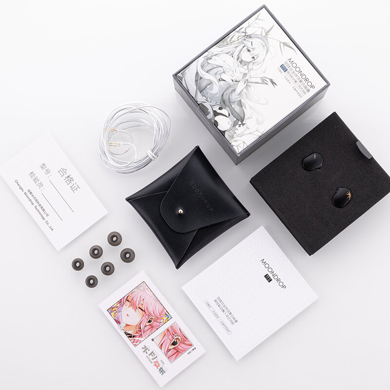 MOONDROP CHU II High Performance Dynamic Driver IEMs Interchangeable Cable in-Ear Headphone