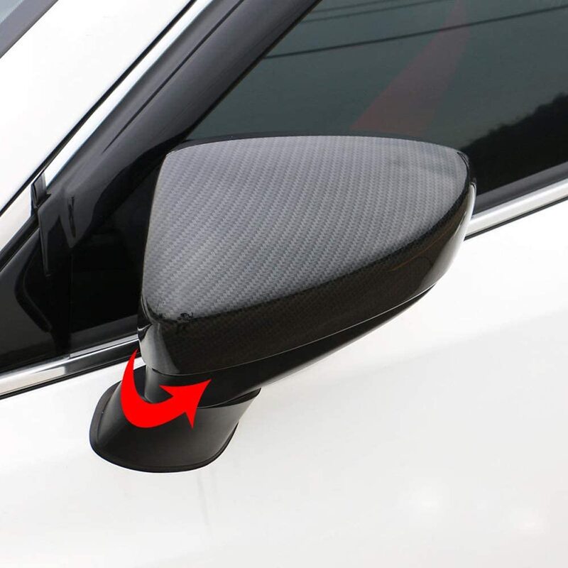 Per Mazda 6 Atenza 2014 2015 2016 stile in fibra di carbonio porta laterale ala specchietto retrovisore copertura Trim adesivi auto
