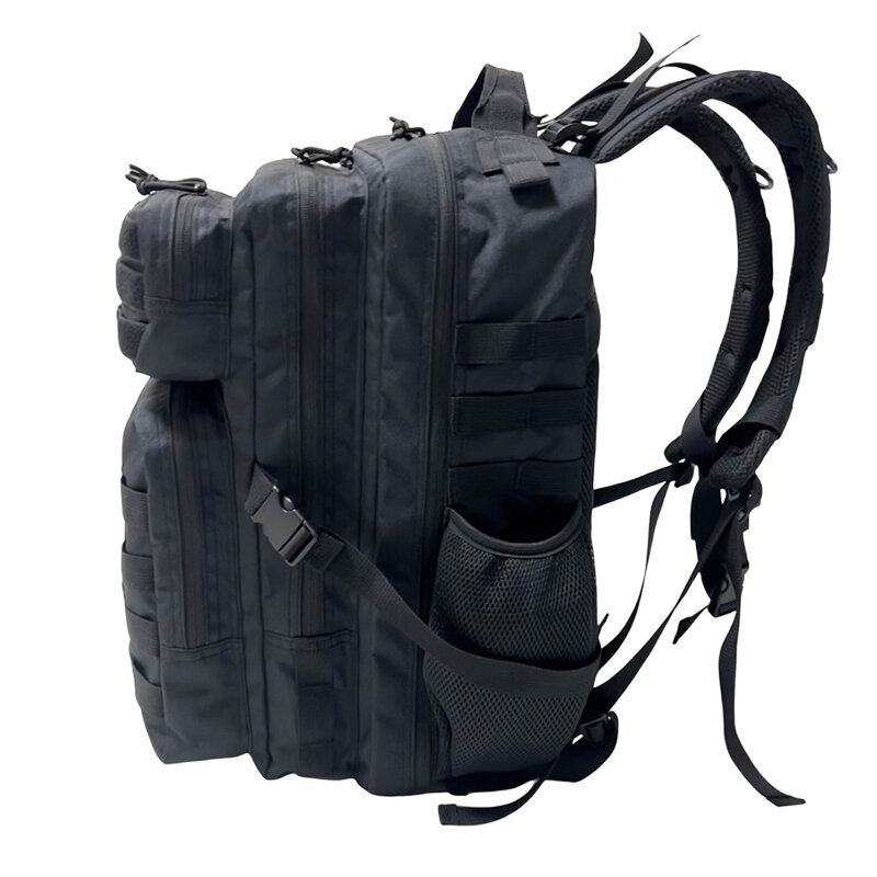 SYZM-mochila táctica de nailon con portabotellas, bolsa Molle para deporte, caza, pesca, senderismo, 50L/30L