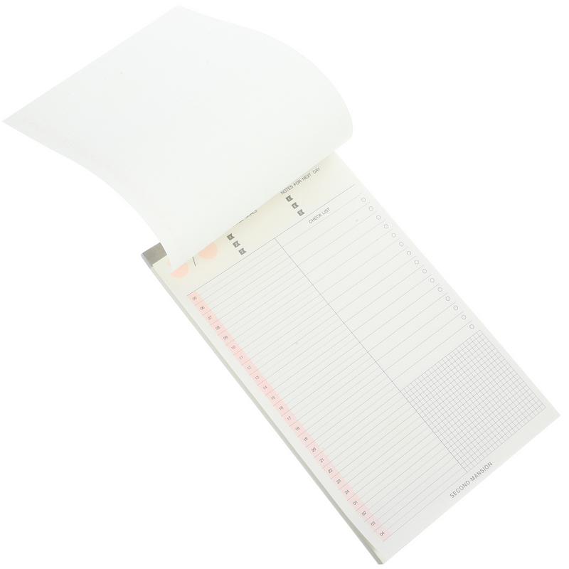 Alas catatan portabel perencana waktu buku catatan kertas kecil multifungsi perlengkapan Memo pekerjaan kompak