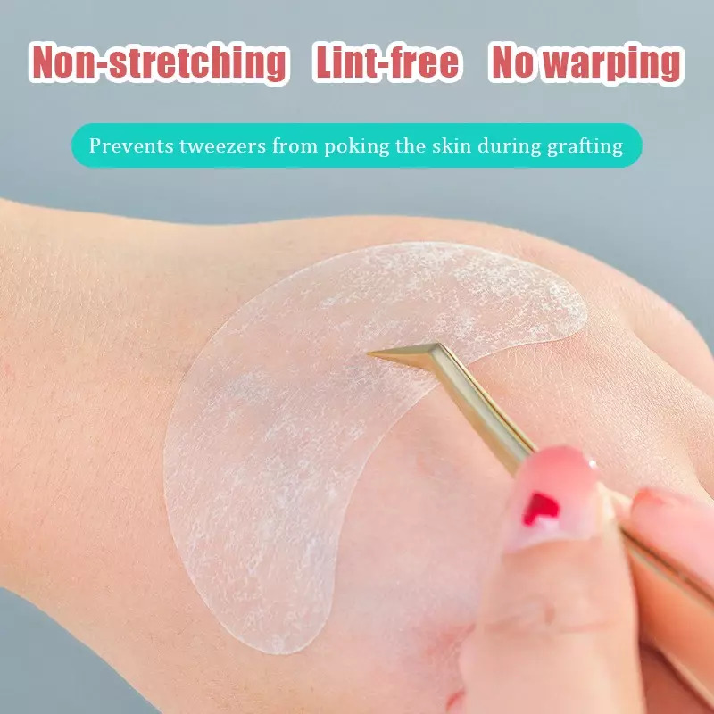 50pairs Eyelash Extension Hydrogels Gel Patches Isolated Lashes Pads Moisturizing Breathable Skin Care Salon Beauty Accessories