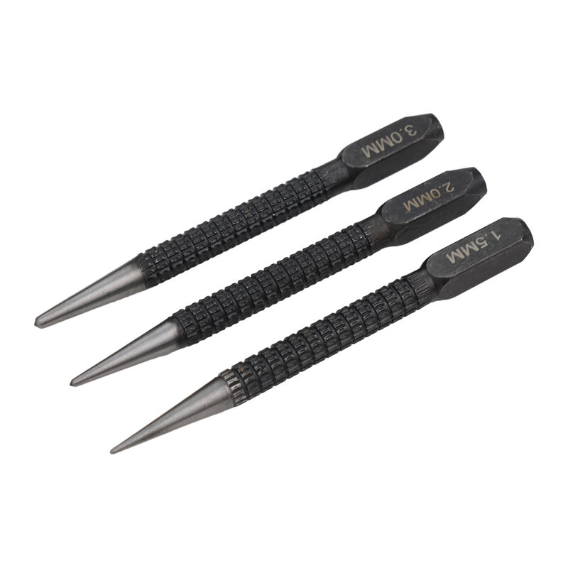 Brand New Center Punch Marking 1.5/2/3mm Adjustable Alloy Steel Drilling Glass Hand Tools Non-Slip Positioning