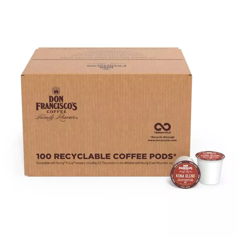 Don Francisco 'S Koffiekona Blend Medium Geroosterde K-Cup Compatibele Koffiepads, 100 Ct