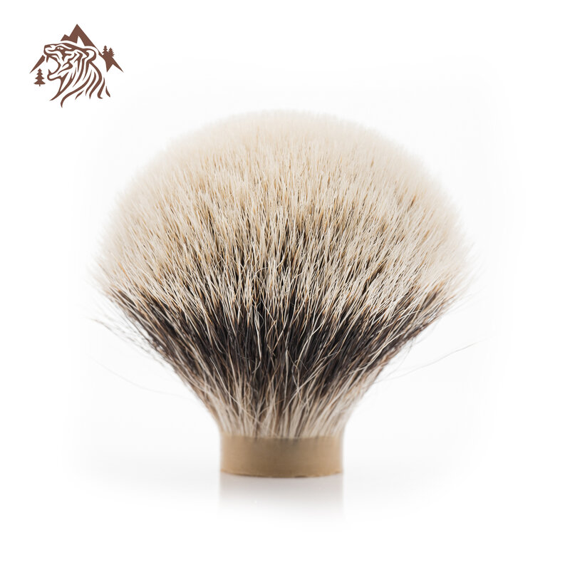 OUMO BRUSH-SHD WT Finest two band shaving brush knots