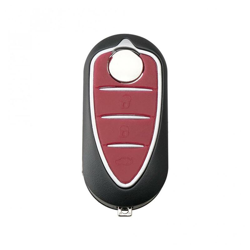 Carcasa de llave remota de coche, carcasa de llave, 3 botones, compatible con Alfa Romeo Mito / Giulietta 159 GTA