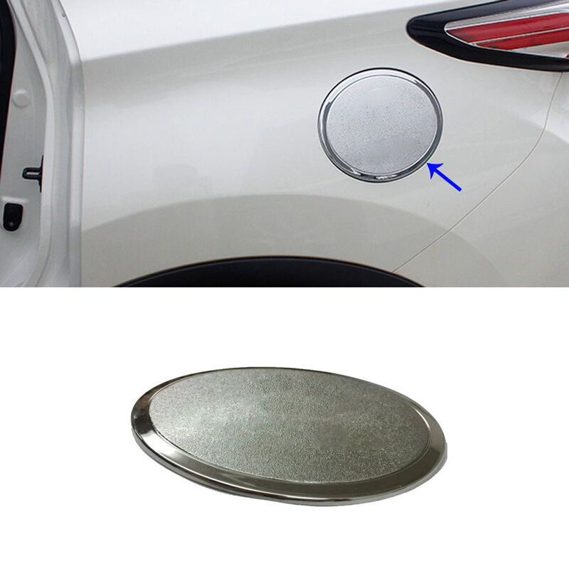 For Nissan Murano 2015 2016 2017 2018 2019 Car Body Styling Cover Gas/Fuel/Oil Tank Cover Cap Stick Lamp Frame Trim Part 1pcs
