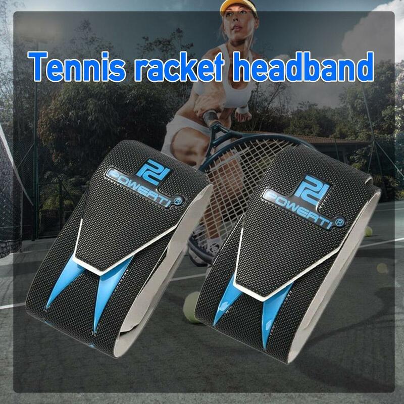 2 buah/kotak 3D stereo pantai pat tenis kepala pita Paddle untuk pantai raket tenis kepala pita pelindung TPU poliuretan