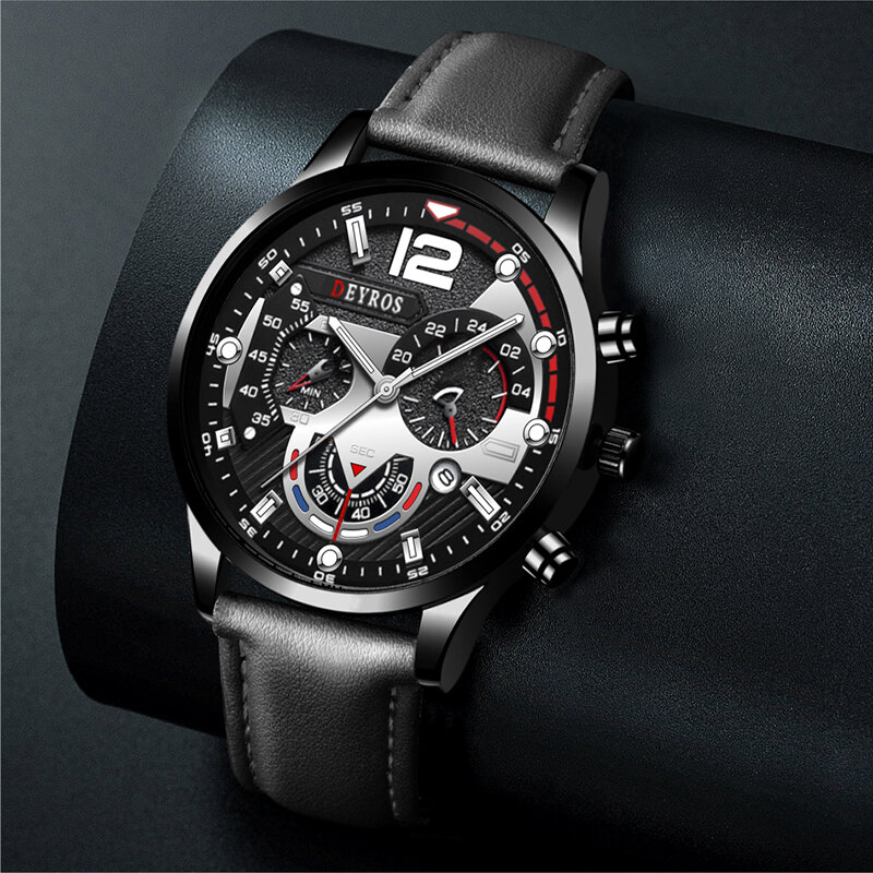 New Fashion Mens Sports Watches Luxury Men Business orologio da polso al quarzo in acciaio inossidabile orologio luminoso relogio masculino