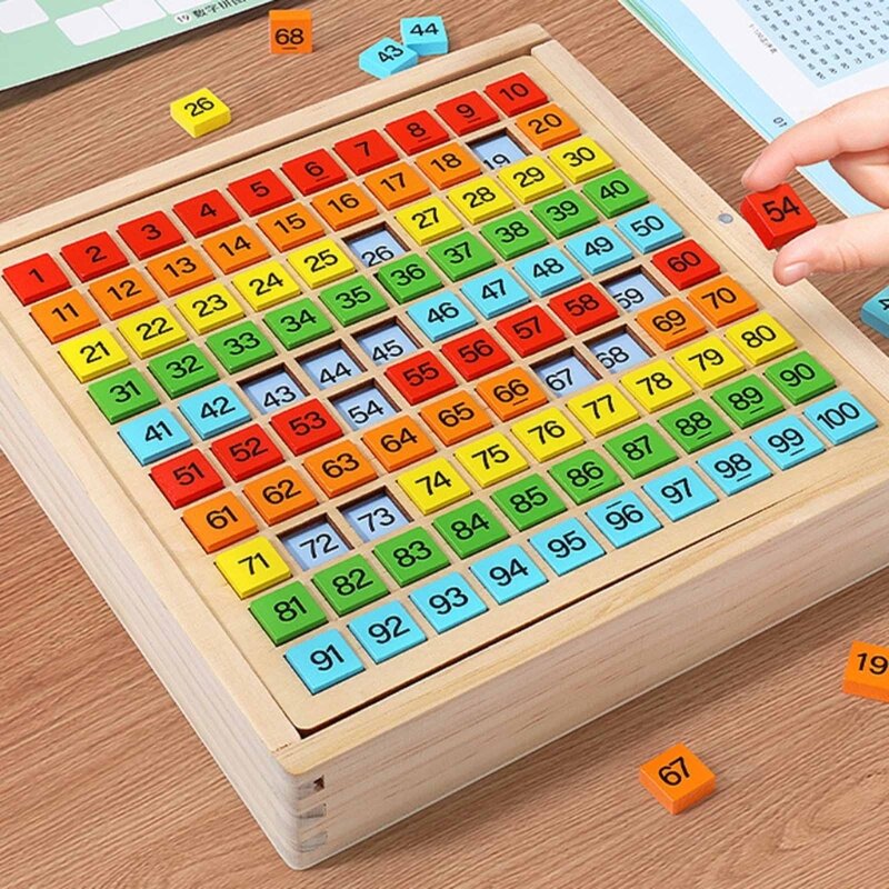 Trò chơi bảng kỹ thuật số Trăm gỗ dành cho trẻ Học tập giáo dục Máy trợ giảng toán