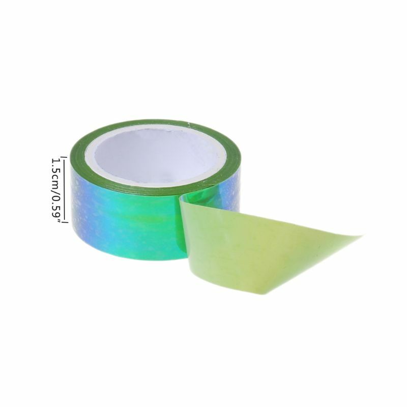 Holografik RG Glitter Tape Hoops Stick Senam Ritmik Des