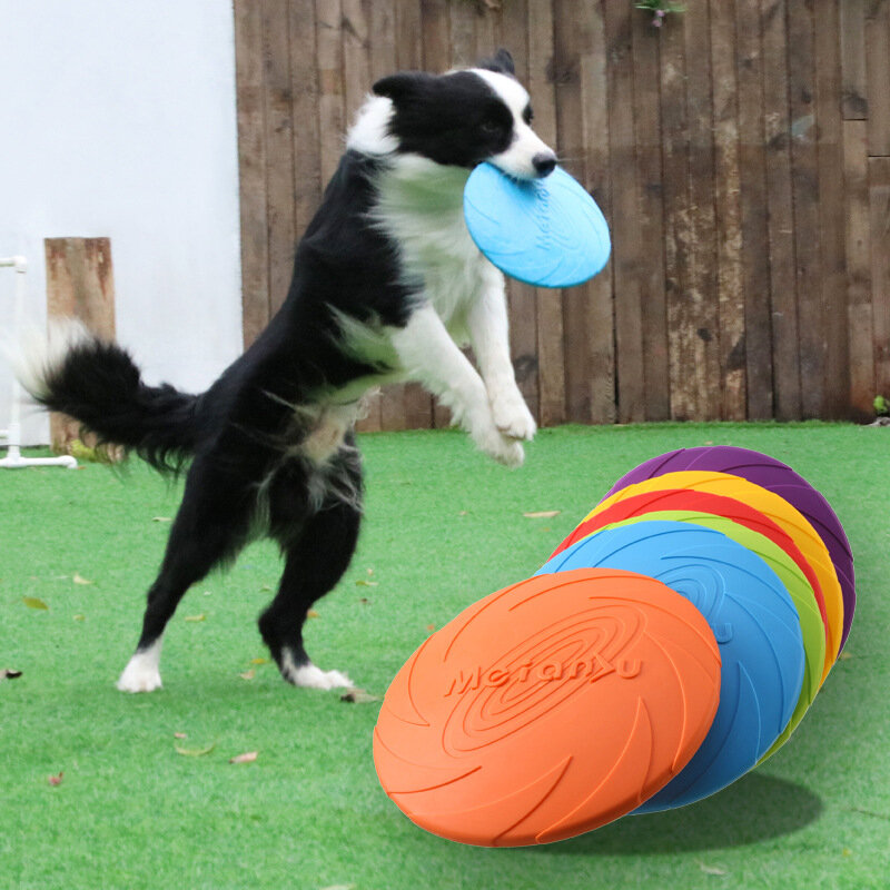 OUZEY odporna na ugryzienia latający dysk zabawki dla psów wielofunkcyjne szczeniak zabawki szkoleniowe produkty do psy domowe interaktywna gra na zewnątrz