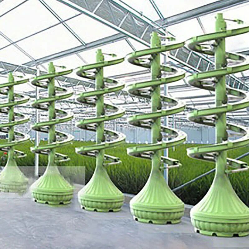 Hidroponia Sistema Crescente Equipamentos De Cultivo Sem Solo Plantação Flowerpot Instalação Hidropônica Espiral Inteligente Plantador Interior
