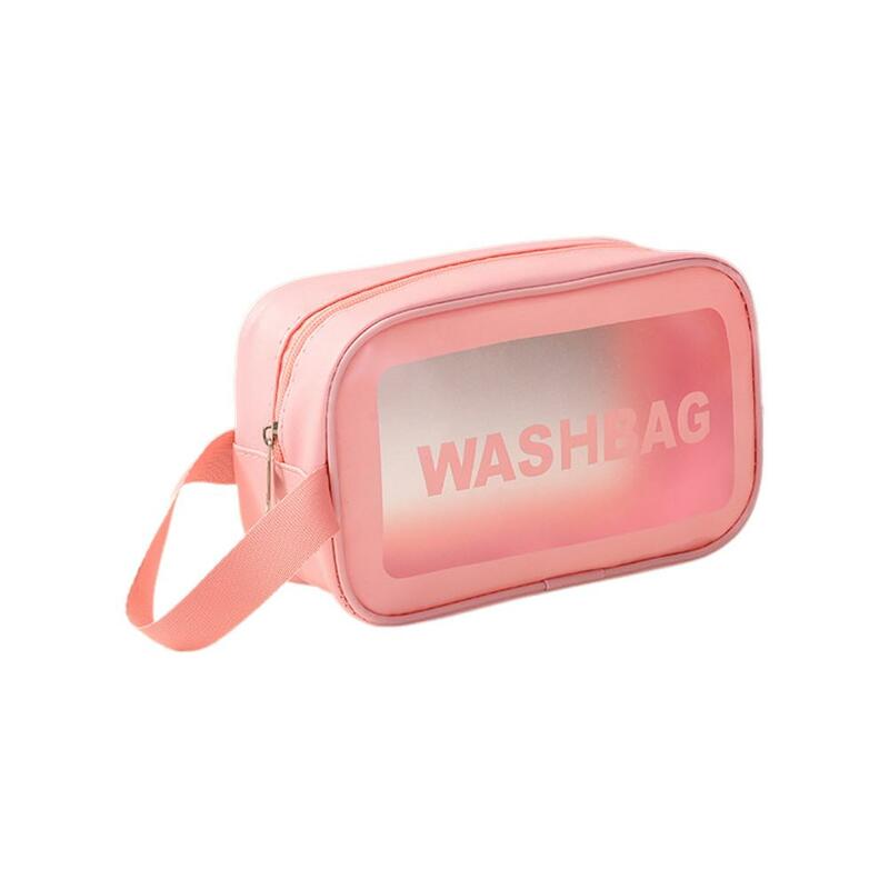 New Bathroom Organizer Clear Toiletry Bag Waterproof Make trasparente Storage Girl Up Bags borsa da donna Portable Travel Cosmet Y1x7