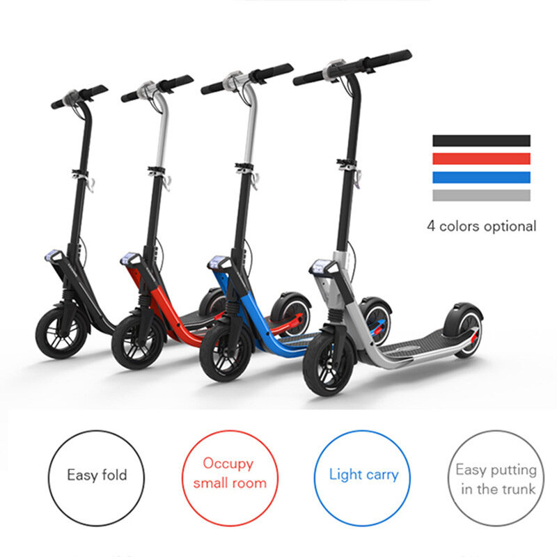 New trend mini pieghevole kick skateboard 250w 36v scooter elettrico per la mobilità per lo sport