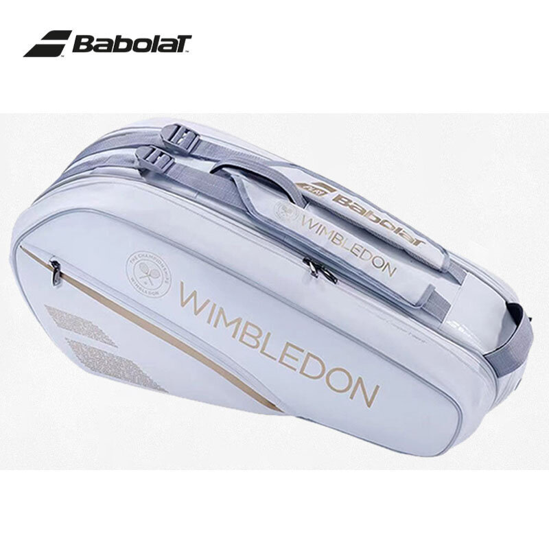 2023 Оригинальный рюкзак для тенниса Babolat, однотонная сумка для тенниса Wimbledon, большая емкость, 2 варианта использования, унисекс, ракушка