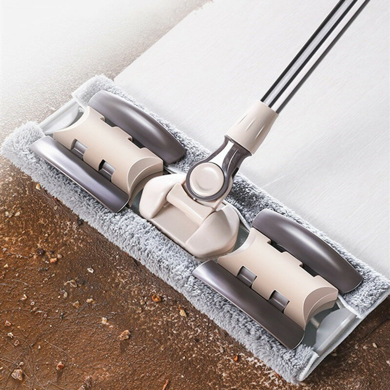 Extended Mopa Rectangular Household Vileda Mop Floor Tiles Cleaning 360 Rotation Magic Dusting Microfiber Pad Lazy Tool 150cm