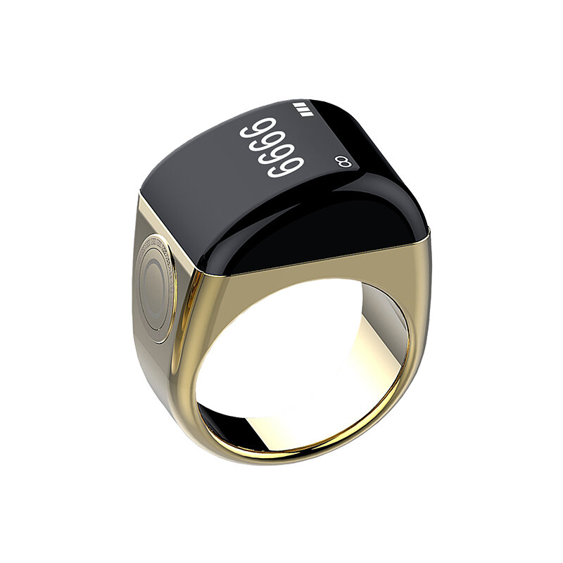 Смарт-кольцо Tasbih Zikr с управлением через приложение, мусульманское металлическое кольцо Iqabla, электронный Розарий Zikr