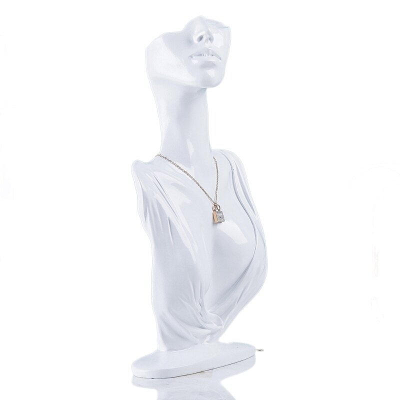 Handige ketting-ringenstandaard mannequinvormig displayrek voor sieradenliefhebbers