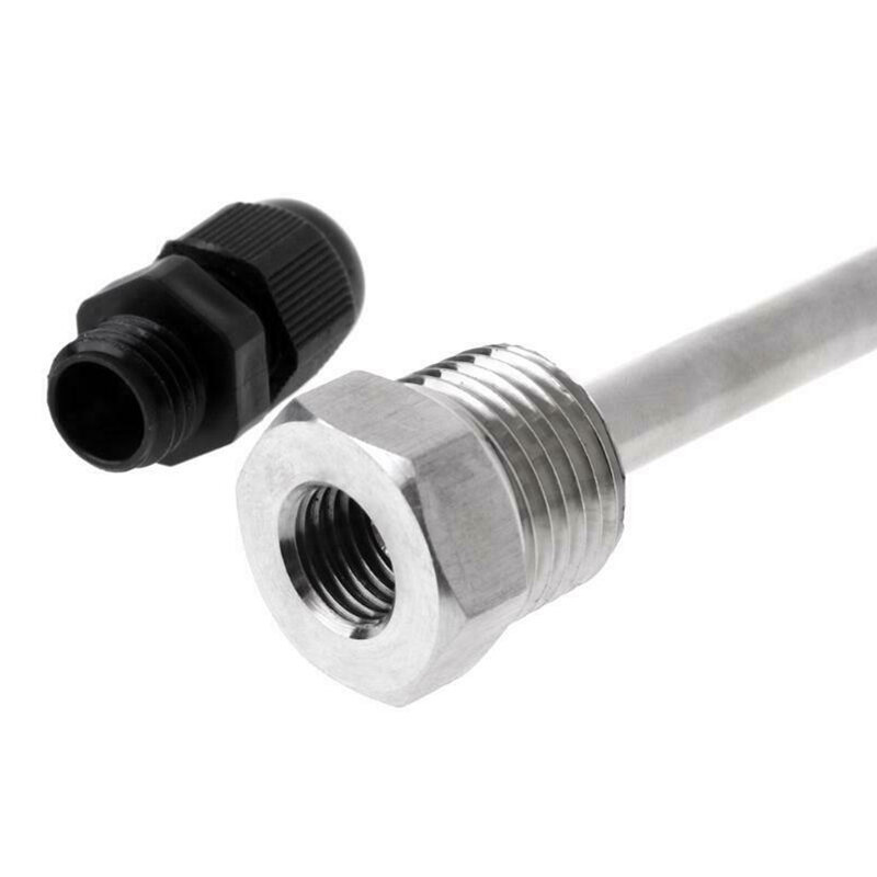30-200mm Thermowell 304 Stainless Steel 1/2 BSP(G) Type 1/2" DN15 Thread For Temperature Sensor Quick Fit Thermowell Tool