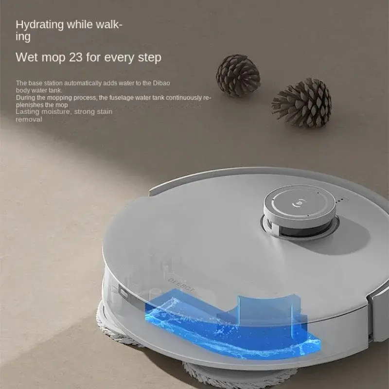 Original 6000Pa Ecovacs DEEBOT T20S PRO PLUS Vacuum Cleaner Sweeping Robot 55 ℃ Hot Water Washing Mop 5200mAh Upgrade X1 OMNI