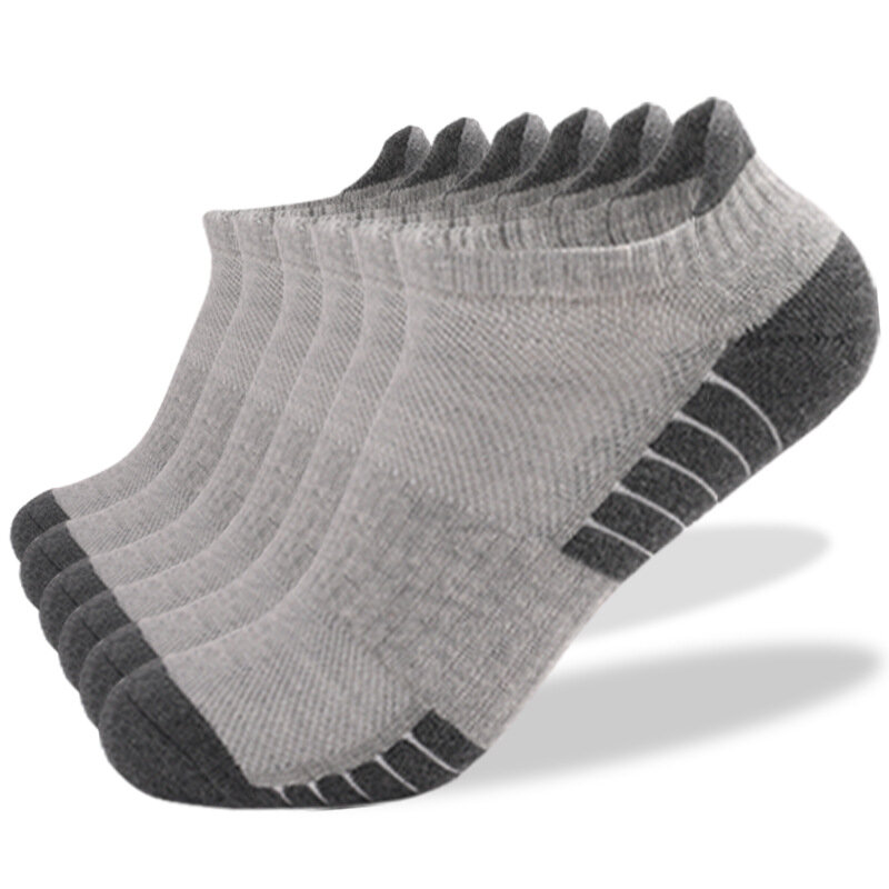 3 Pairs Unisex Big Size S-XL Running Socks: Thick, Wear-Resistant, Absorbent, Deodorant & Perfect for Outdoor Hiking & Sports!