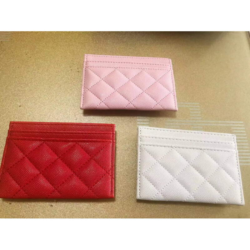 กระเป๋าเงินผู้หญิงและผู้ชายกระเป๋าเก็บบัตรแฟชั่นกระเป๋าเงินแบบบางลำลองนักออกแบบ