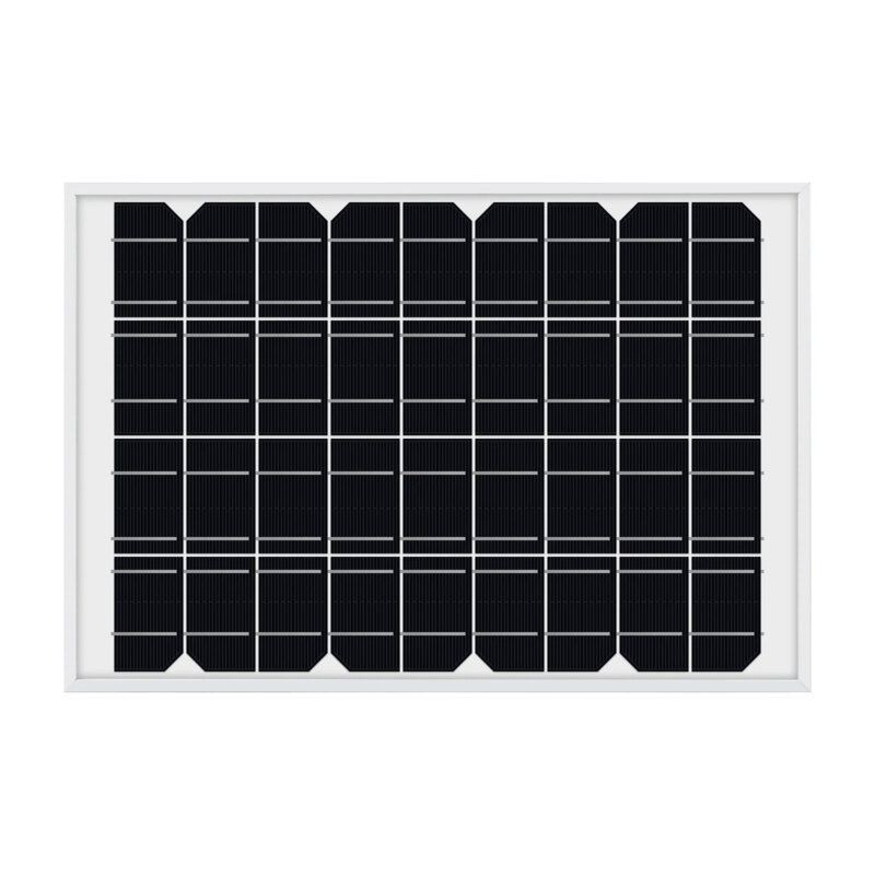 Waveshare Panel surya Polysilicon (18V 10W), Panel fotovoltaik daya 10Wp, efisiensi konversi Tinggi