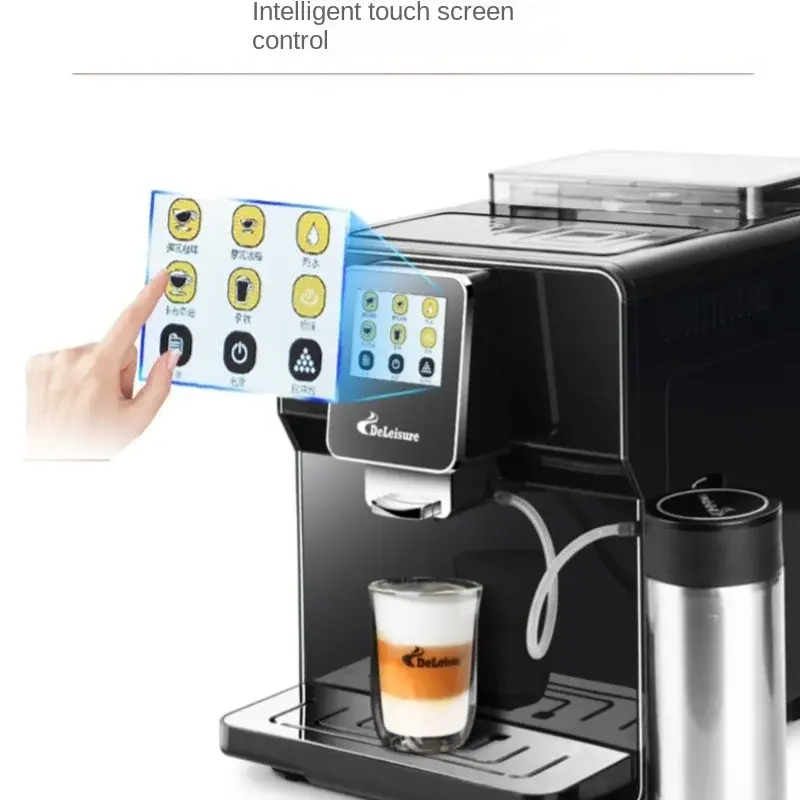 Deleissure de-320 ekran dotyczny jednokrzyciskowy ekspres do kawy automatyczny komercyjny włoski amerykański