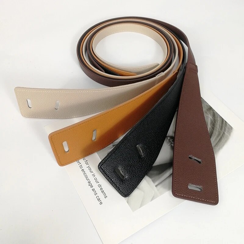lady Belts For Women High Quality Knot Soft Genuine Leather Long Waistband Female Waist Wide Coat Corset Belt Cummerbunds