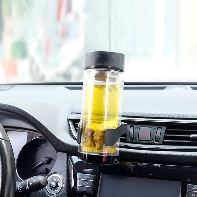 Автомобильный держатель для стакана, подставка с пепельницей и креплением на воздуховод для напитков и кофейных бутылок