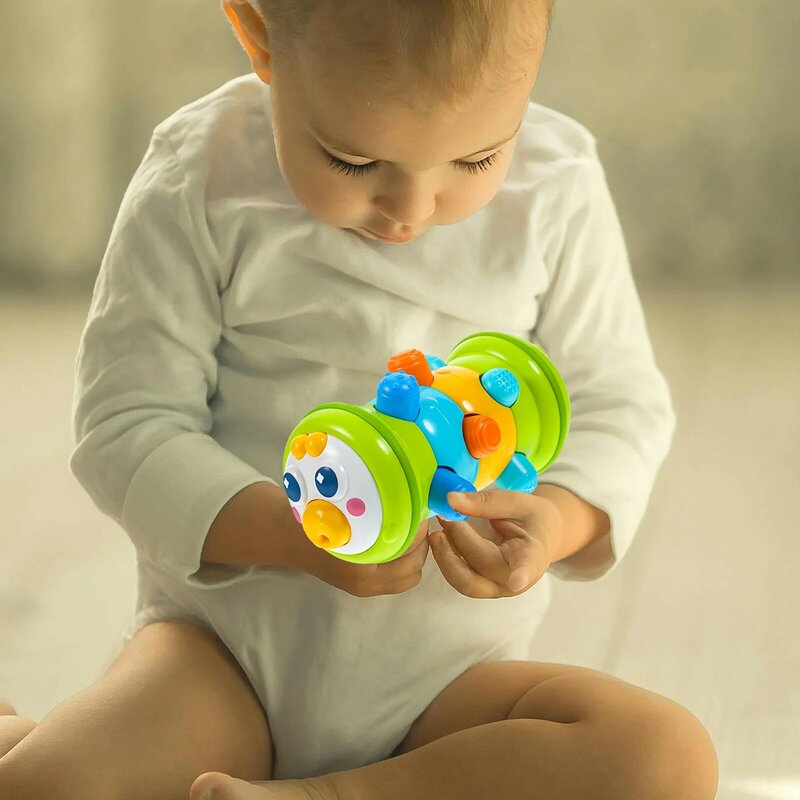 Rulos sensoriales de juguete para niños pequeños, juguetes educativos de plástico para bebés, otros dibujos animados