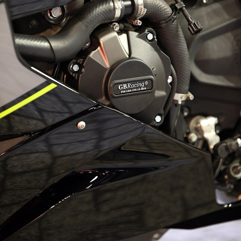 Selubung pelindung mesin sepeda motor, untuk selubung balap GB untuk KAWASAKI ZX6R / ZX636R / ZX6RR 2007-2024 GBRacing Cover mesin