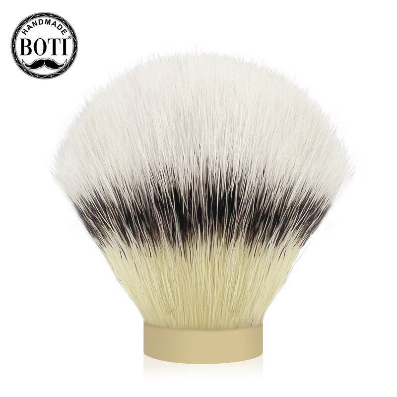 Boti Brush-2020 N3C (el pelo sintético más nuevo de 3 colores), hecha a mano brocha de afeitar, cepillo de barba, Kit de limpieza diaria