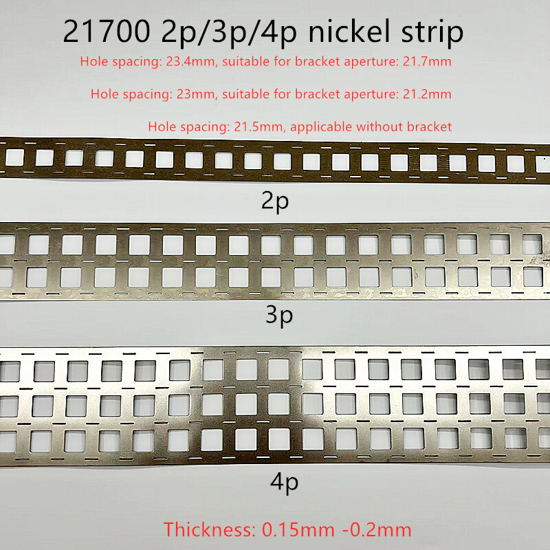 Bande de Nickel pour Machine à Souder par Points de Batterie, Équipement de Bricolage, 2P 3P 4P 21700 SPCC