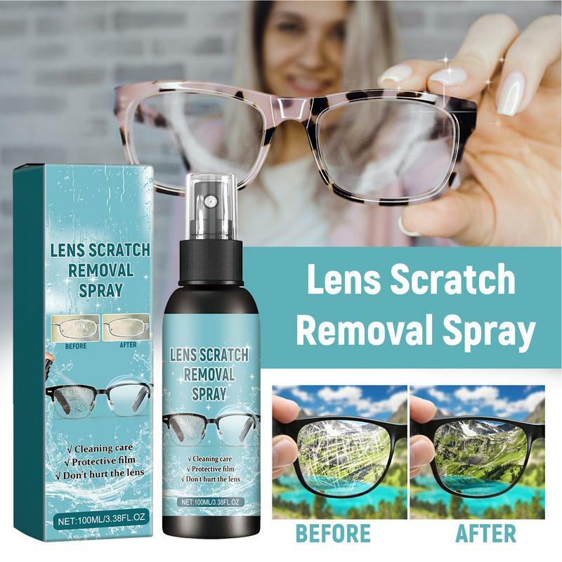 Eyeglass Lens Cleaner Spray 100ml Eyeglass Lens Cleaner With Lens Cleaner Cloth Eyeglass Lens Cleaner Spray Kit For All Lenses