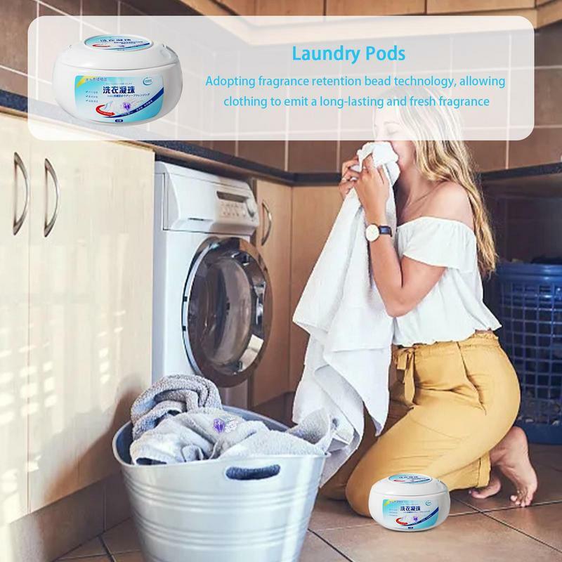 40pcs Laundry Scent Beads Granule Clean Clothing Laundry Softener Long Lasting Fragrance Retaining Beads Household Cleaning Tool