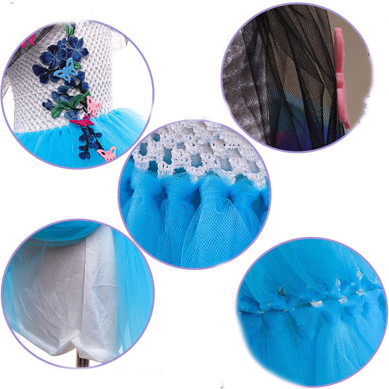 Encanto Mirabel Blue Tutu Dress for Girls, Summer Clothing, Princess, Birthday, Prom, Fofos, Halloween, Carnaval, Party Set