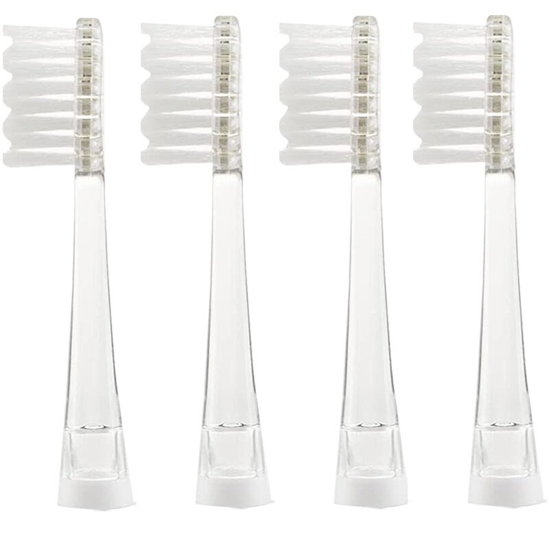 Escova de dentes elétrica cabeça, substituição escova cabeças para Seago, SG-906, 915,SG-612, 623, 628, 621/677,C5, C6, C8, C9,EK6, EK7, EK2, 4 pcs por pacote