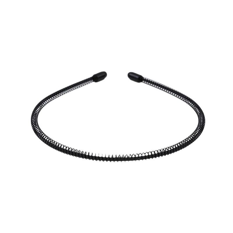 Wavy Headband Fashion Mens Women Unisex Black Washing Accessories Hair Hairbands Tools Styling Basic Clips Sports L7S1