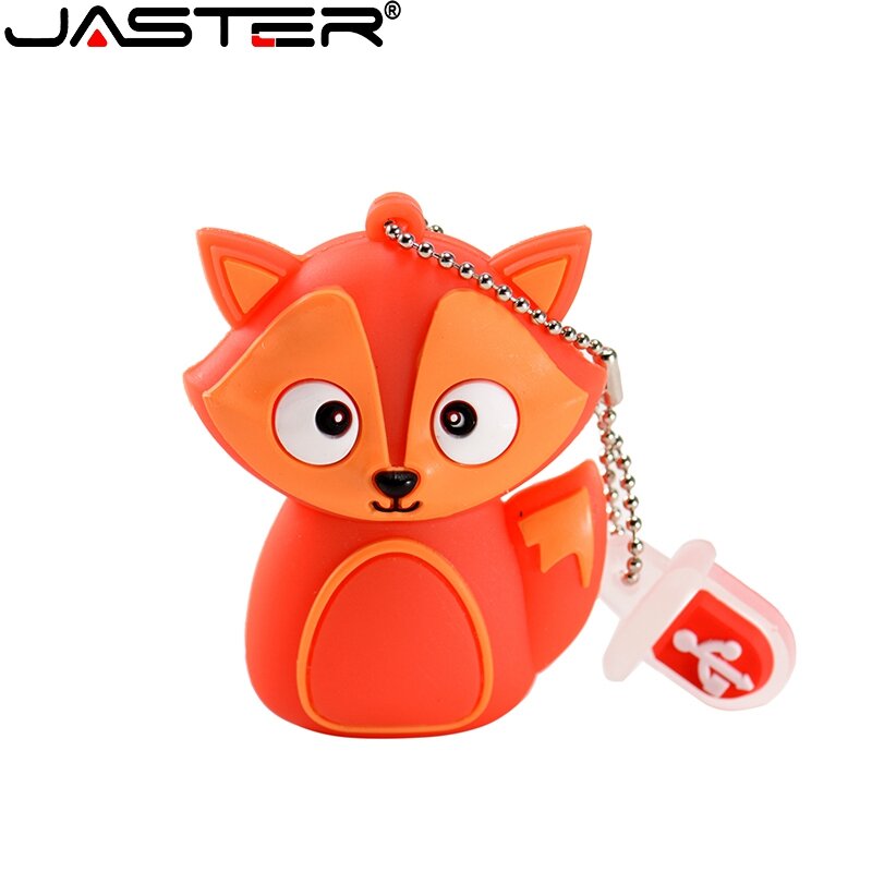 JASTER 64GB cute cartoon Penguin owl fox bee style usb flash drive usb 2.0 4GB 8GB 16GB 32GB creative pendrive gift