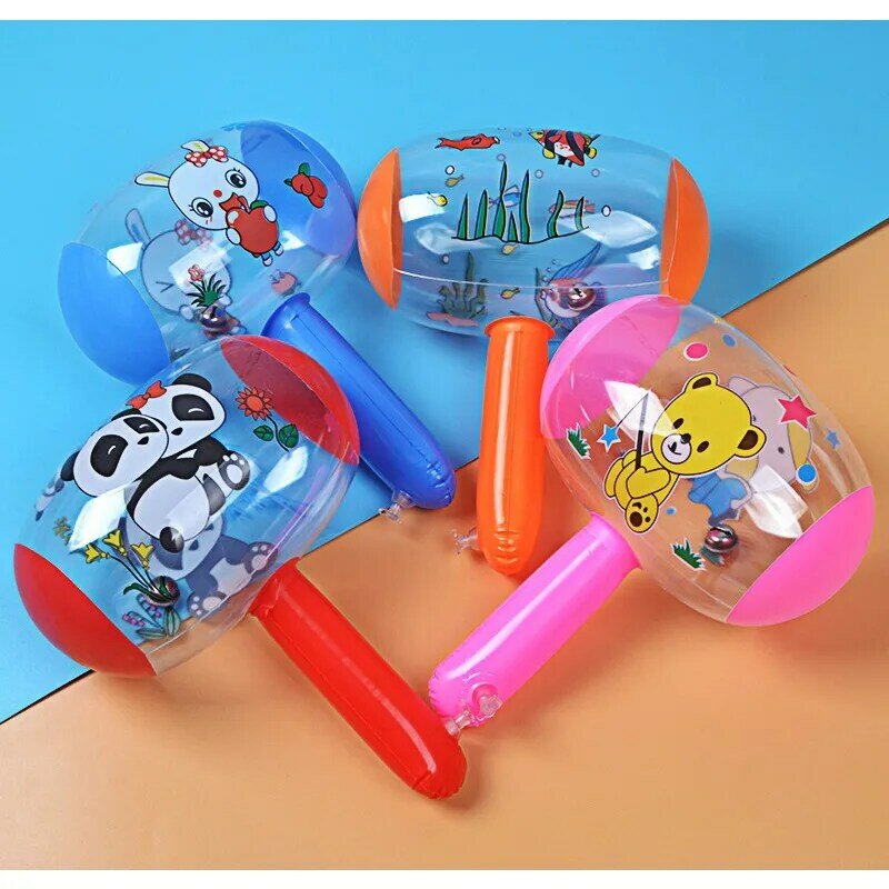 3pc PVC fröhliche Kinder aufblasbare Luft hämmer schönes Geschenk für Kinder niedlichen Cartoon sprengen Hammer Spielzeug kostenloser Versand