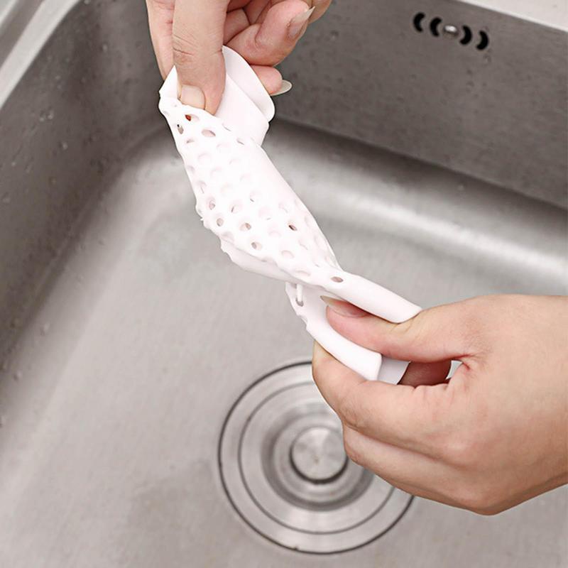Silicone Sink Strainer Shower Drain Cover Protector Hair Trap Durable Sink Catcher For Kitchen Bathroom Bathtub Accessories